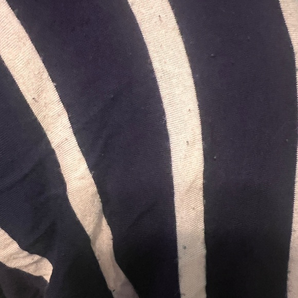 Lane Bryant Navy & White Stripe Criss Cross Back Knit Dress Plus - Picture 4 of 6